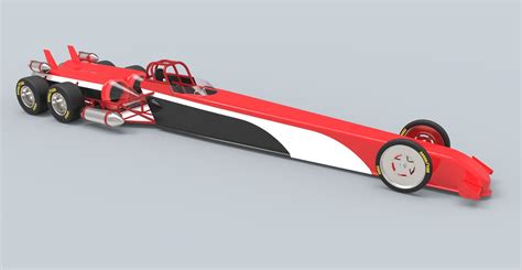 Jet car dragster drag 3D - TurboSquid 1220632