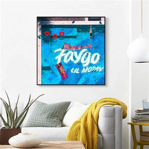 Lil Mosey Blueberry Faygo music album Painting poster art | Etsy