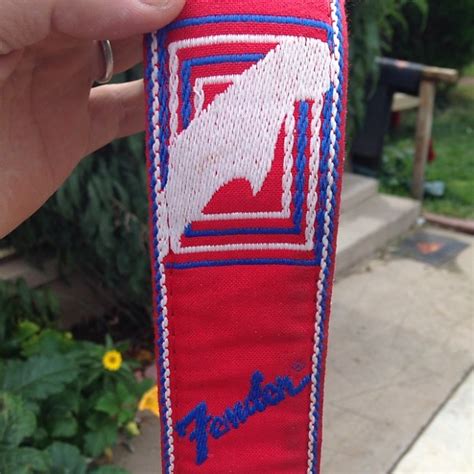 Fender Guitar strap Red white and blue | Southwest Analog | Reverb