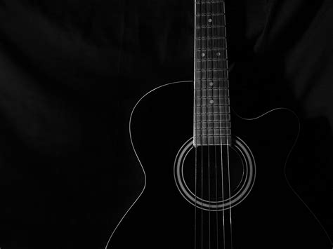 Black Acoustic Guitar Wallpapers - Wallpaper Cave