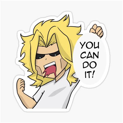 "You Can Do It" Sticker by Maxkiki | Redbubble