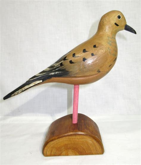 Wooden Dove Decoy