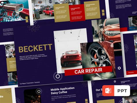 Beckett - Car Repair Powerpoint Templates by RIFALDI DARMA PUTRA on Dribbble