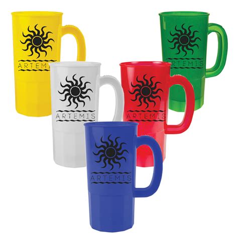 Custom 22 oz. Plastic Beer Steins | CPS0203 - DiscountMugs