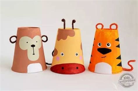 paper cup craft animal ~ art and craft kids