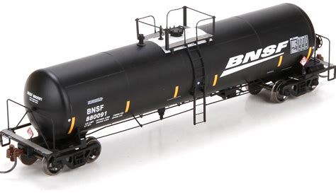 Athearn HO Scale 20,900-Gallon Tank Car BNSF (Large Swoosh Logo ...