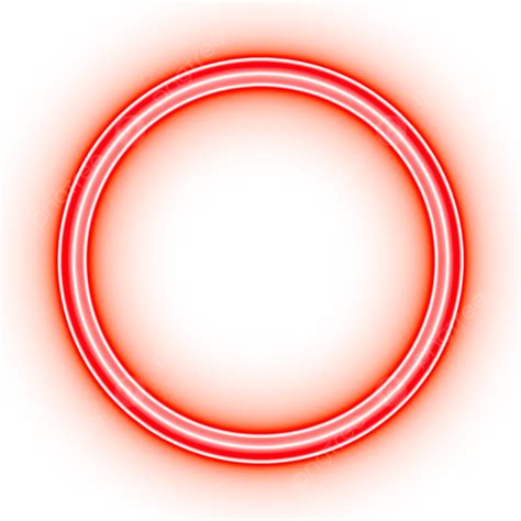 Red Neon Circle Frame, Border, Neon, Neon Cricle PNG and Vector with ...