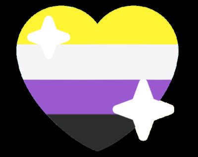 nonbinary_sparkle_heart - Discord Emoji