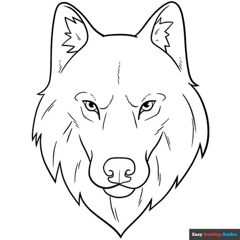 Detailed Wolf Coloring Pages