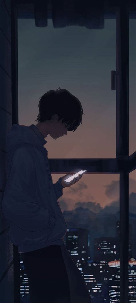 Sad Boy Animation Wallpaper