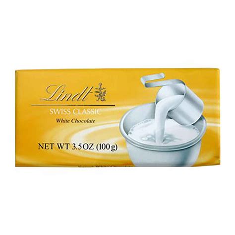 Lindt & Sprungli Lindt Swiss Classic White Chocolate, 3.5 oz - Walmart.com - Walmart.com