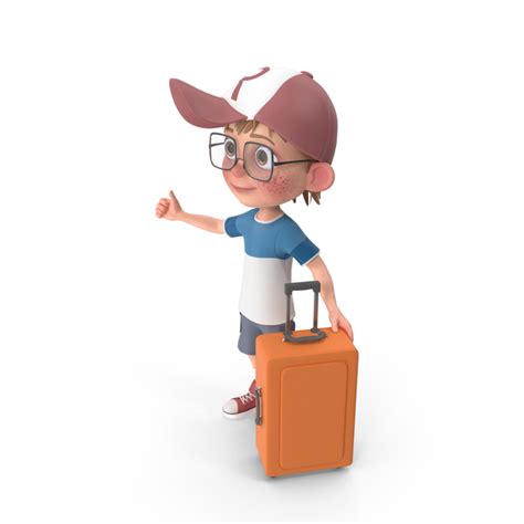 Cartoon Boy Travelling PNG Images & PSDs for Download | PixelSquid - S112021050