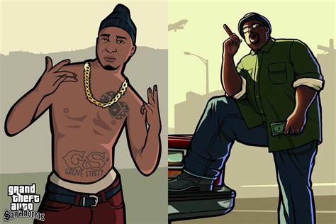 Gta San Andreas Characters Art