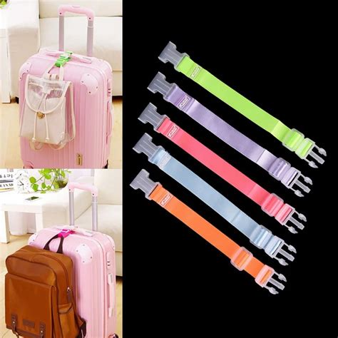 Adjustable Nylon Luggage Accessories Luggage Straps Hanging Buckle Straps Suitcase Bag Straps-in ...