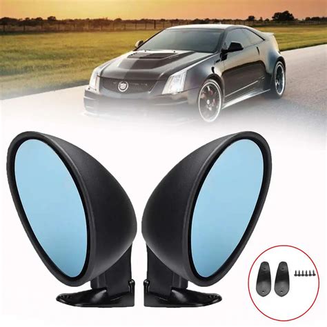 2pcs Universal Car Classic Retro Door Side View Rearview Mirror Covers ...