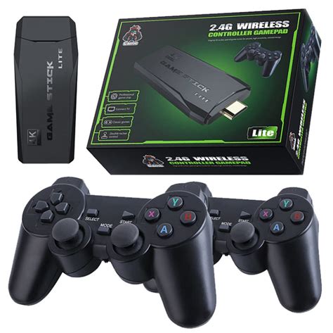 Mini HD USB Wireless-Konsole Game Stick TV-Spielekonsole Integrierte 10000 Spiele U Treasure ...