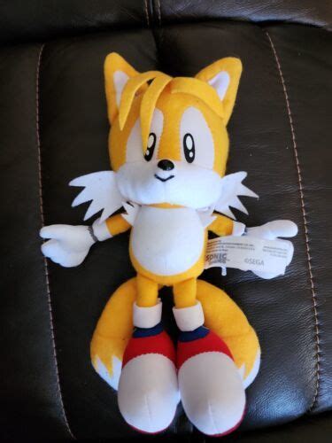 Sonic The Hedgehog Tails Plush Doll Stuffed New 9" Original Sega OFFICIAL | #4620521380