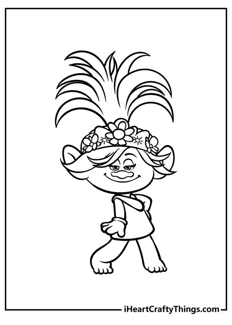 Free Trolls Coloring Pages