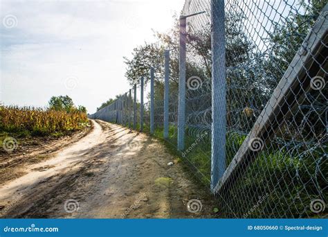 The Fence Protecting the Border between Hungary and Serbia Editorial ...