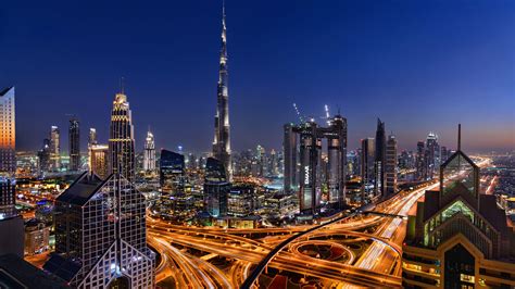 Dubai Night Skyline Wallpapers - Top Free Dubai Night Skyline ...