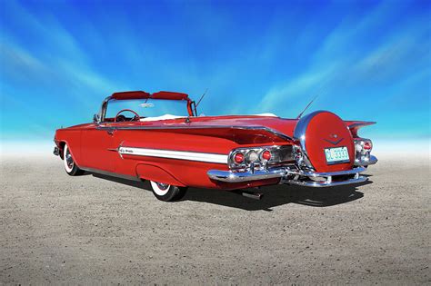 1960 Chevy Impala Convertible Photograph by Mike McGlothlen - Pixels