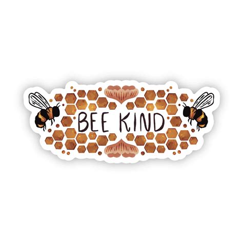 Bee kind nature sticker – Big Moods