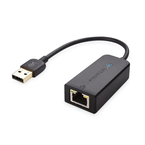 Cable Matters USB to Ethernet Adapter Supporting 10/100 Mbps Ethernet Network in Black : Amazon ...