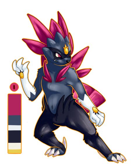 Mega Weavile design ! by Kaisid on DeviantArt