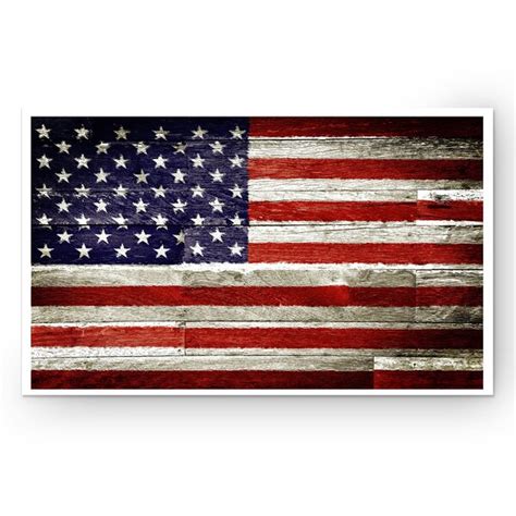 Charlton Home® American Flag I - Graphic Art on Canvas & Reviews | Wayfair