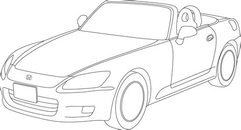 Car Outline Drawing at GetDrawings | Free download