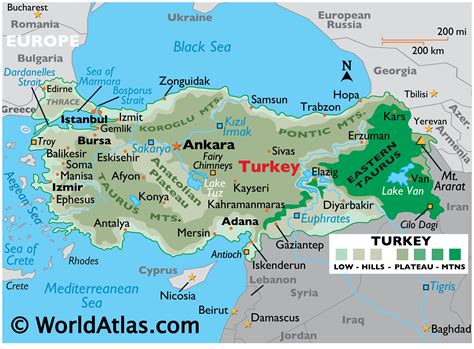 Turkey Maps & Facts - World Atlas