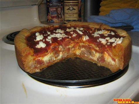 - Chicago Style Stuffed Pizza (via supersizedmeals)