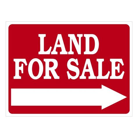 Land For Sale - Sign - (Arrow) - The Sign Store NM