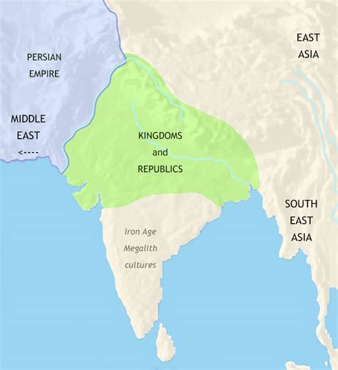 Map of India and South Asia, 3500 BCE: Prehistory | TimeMaps