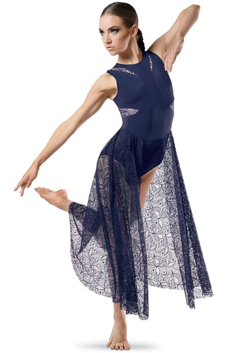 Skirted leotard with long lace skirt - Suite 109