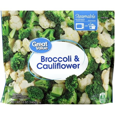 Calories In Broccoli And Cauliflower Mix - Broccoli Walls