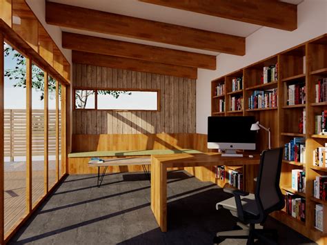 Backyard Office | Architect Magazine | Grove Architecture, Single Family, Addition/Expansion ...