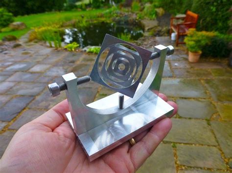 CNC machined 'machinist cube' I made as a desk thingy for my brother-in-law. All aluminium an ...