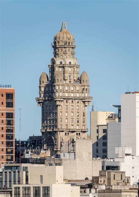 Downtown Skyline of Montevideo in Uruguay with Salvo Palace Stock Image - Image of tourism ...