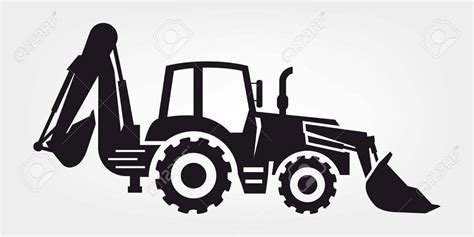 backhoe clipart black and white 20 free Cliparts | Download images on Clipground 2024