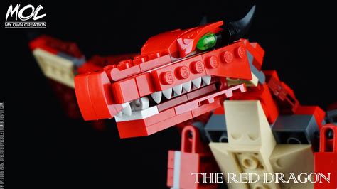 Opelouis's Toys Collection: (LEGO MOC) THE RED DRAGON. (from creator 31032)