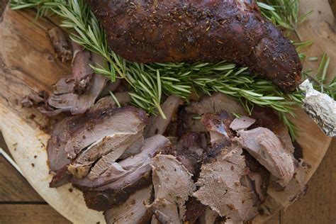 Slow Roasted Boar Leg Recipe | Sarah Sharratt