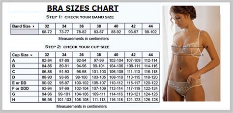 Bra Sizes – Bra Chart – Charts