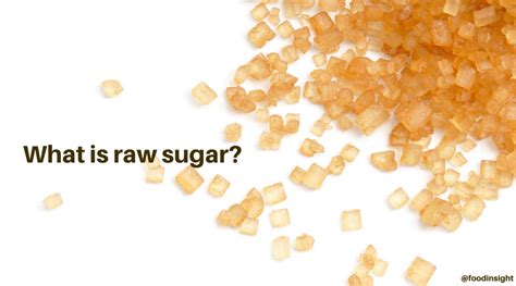 What is Raw Sugar? – Food Insight