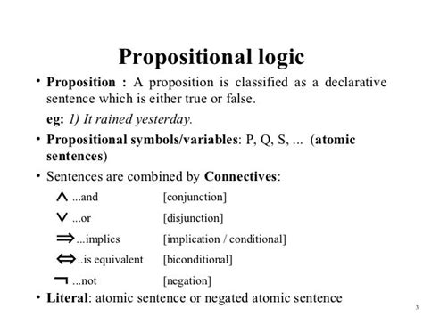 Propositional And First-Order Logic