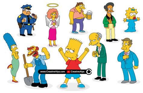 Simpsons Vector Characters – Creative Alys