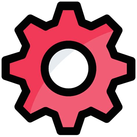 Gearwheel Generic Outline Color icon