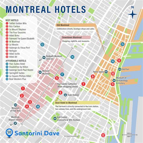 MONTREAL HOTEL MAP - Best Areas, Neighborhoods, & Places to Stay