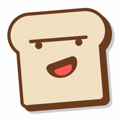 Bread, breakfast, emoji, loaf, slice, toast icon - Download on Iconfinder