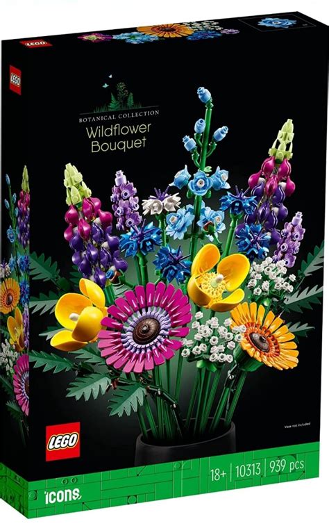 Wildflower Bouquet LEGO set, Hobbies & Toys, Toys & Games on Carousell